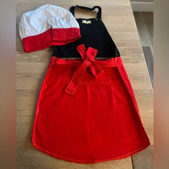 ❤️🐭🖤DISNEY MICKEY MOUSE CHEF APRON COSTUME❤️🐭🖤 - Picture 5 of 5
